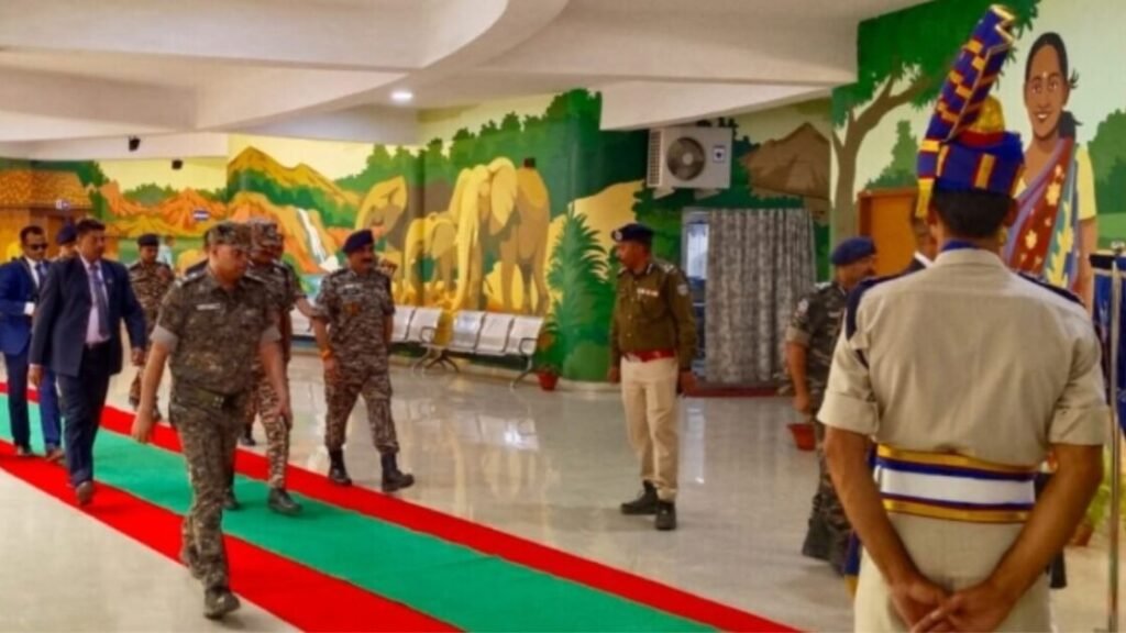 CRPF DG Chaibasa Visit