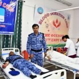 सीआरपीएफ दिवस पर रक्तदान एवं निःशुल्क दंत जांच शिविर