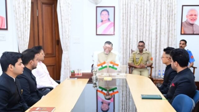 IAS Probationers Meet Jharkhand Governor