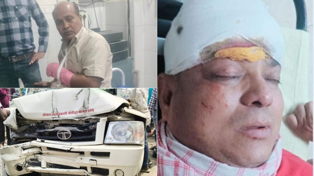 Palamu CO Road Accident Injured