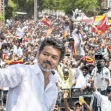 Historic victory in Tamil Nadu: “तमिलनाडु में विजय का ऐतिहासिक पदार्पण: 108 सीटों पर जीत के साथ सत्ता की चाबी अब TVK के पास।”