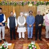 Swearing-in ceremony at Raj Bhavan:राजभवन में गरिमामय शपथ ग्रहण समारोह, राज्यपाल संतोष गंगवार और मुख्यमंत्री हेमंत सोरेन की मौजूदगी में सूचना आयुक्तों ने संभाली जिम्मेदारी